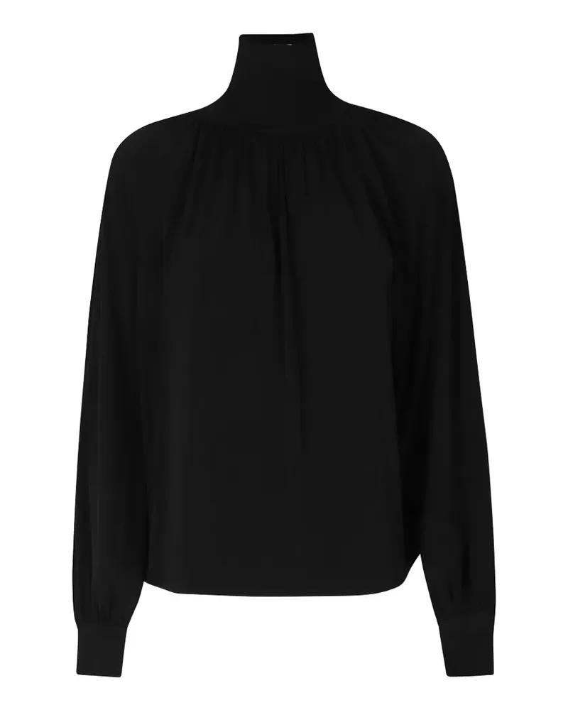 Vince gathered turtleneck sweater - Schwarz Schwarz