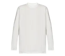 T-Shirt mit Logo-Print - Weiß