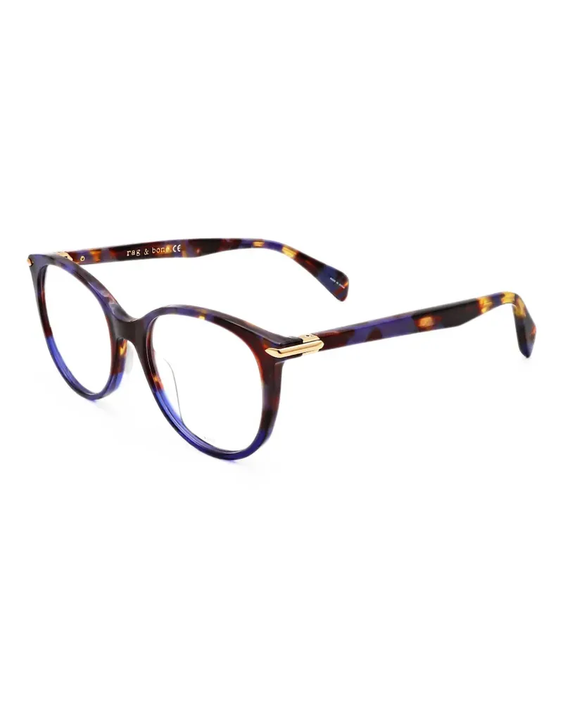 Rag & Bone Brille mit rundem Gestell - Blau Blau
