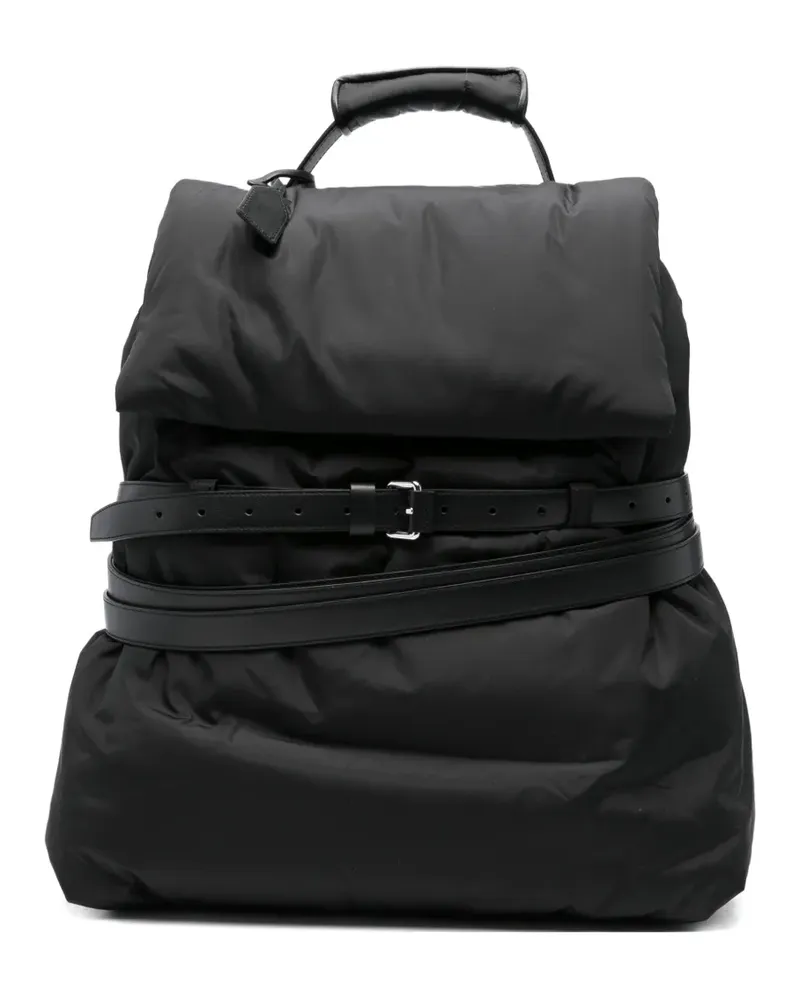 Moschino belted backpack - Schwarz Schwarz