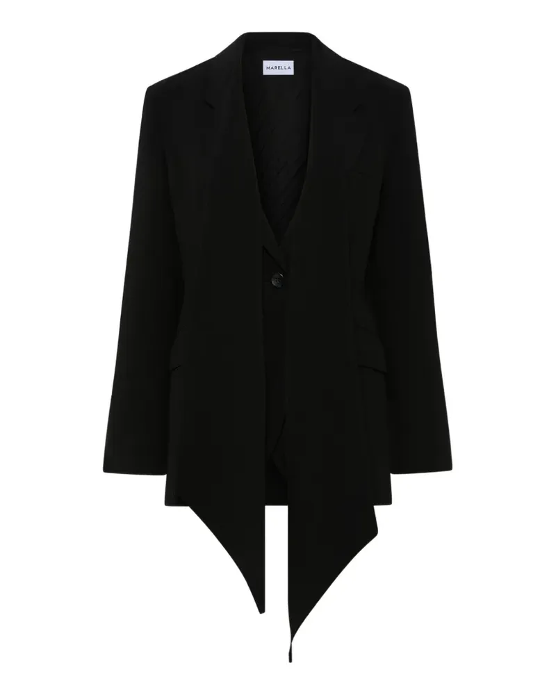 MARELLA Blazer mit Schaldetail - Schwarz Schwarz