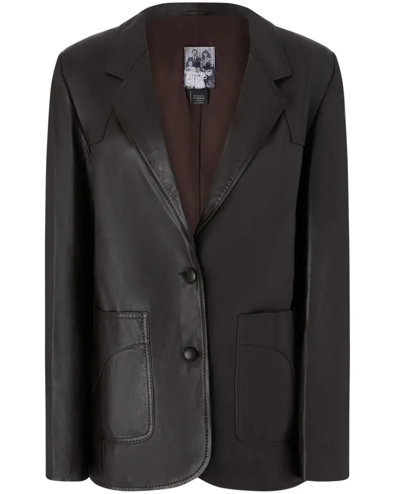 Pinko Jacke mit Knöpfen - Braun Braun