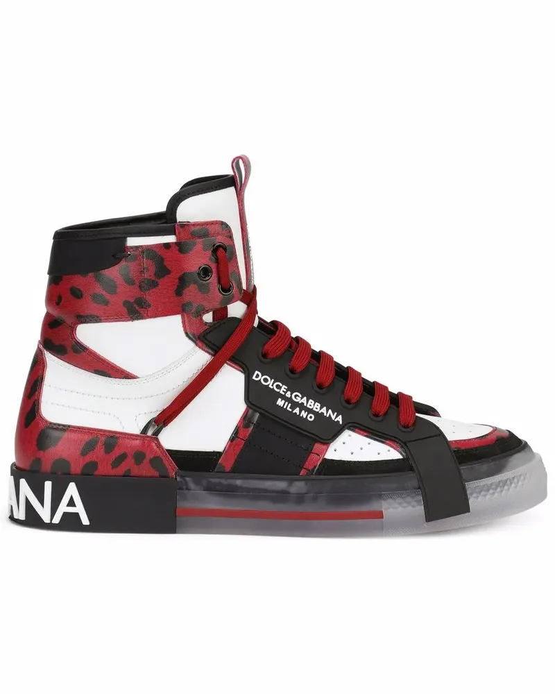 Dolce & Gabbana 2.Zero High-Top-Sneakers - Schwarz Schwarz
