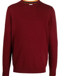 Paul Smith Pullover mit rundem Ausschnitt Rot