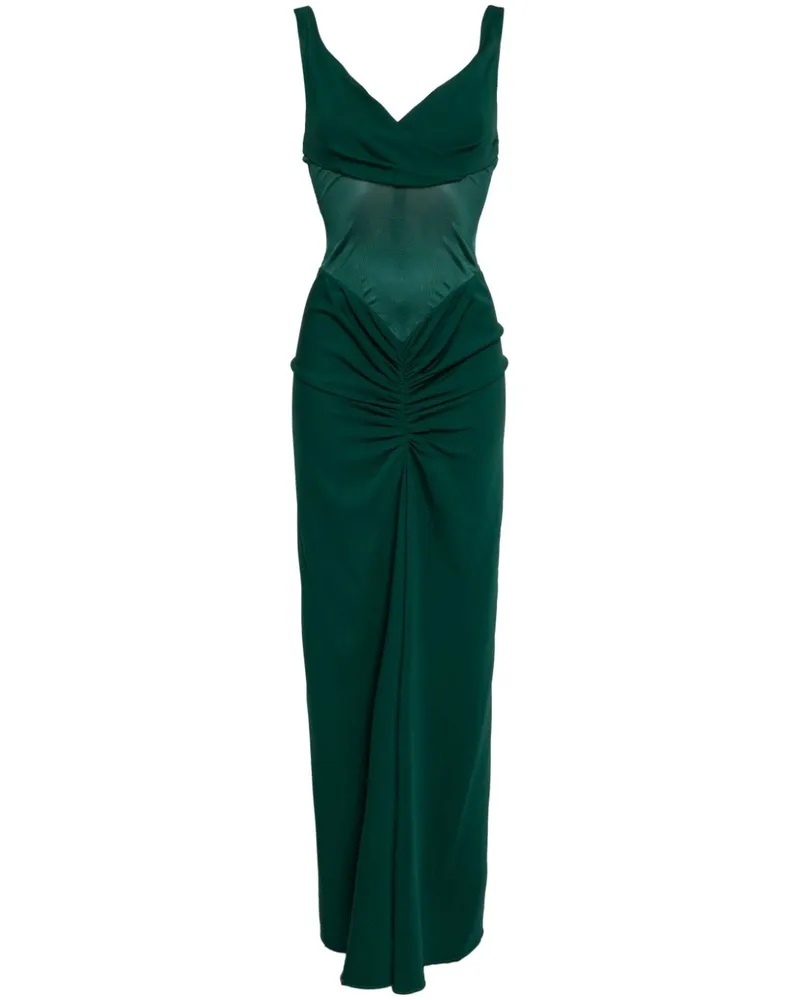 Christopher Esber Fusion Fold Trägerkleid - Grün Grün