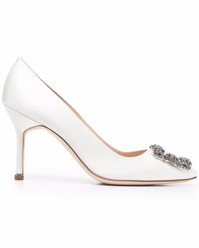 Manolo Blahnik Hangisi Pumps - Nude Nude