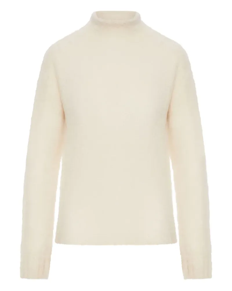 Max Mara Pullover mit Stehkragen - Nude Nude