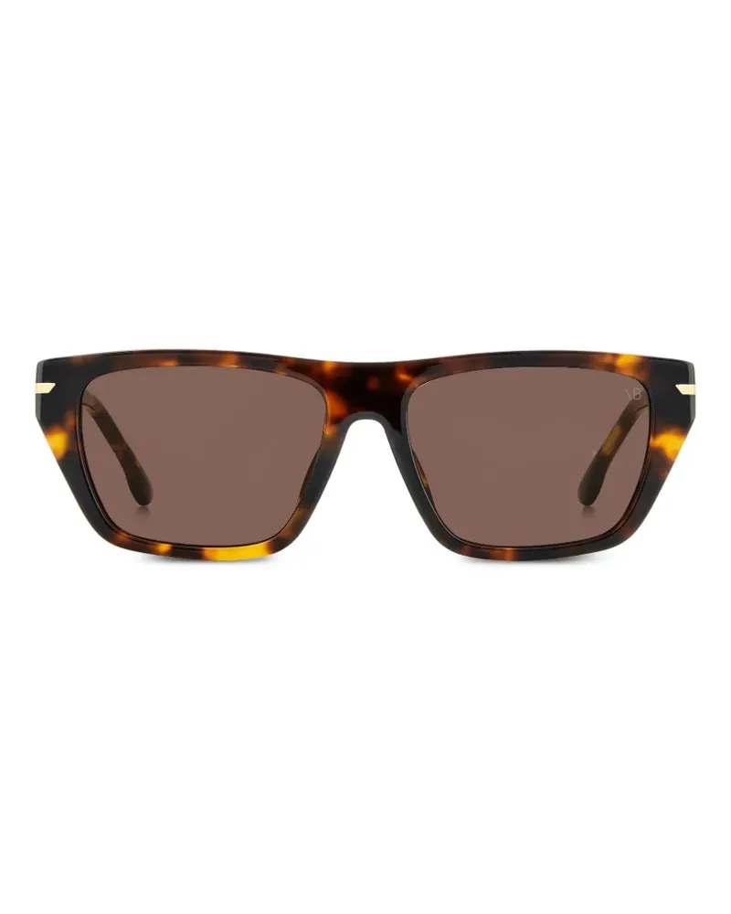 Victoria Beckham Sonnenbrille mit Cat-Eye-Gestell - Braun Braun