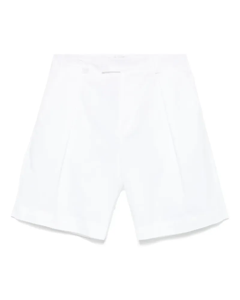 Low Brand Shorts mit Logo-Etikett - Weiß Weiß