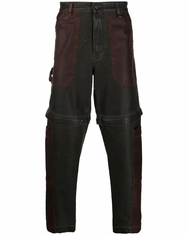 Diesel Tapered-Hose im Utility-Look - Grün Grün