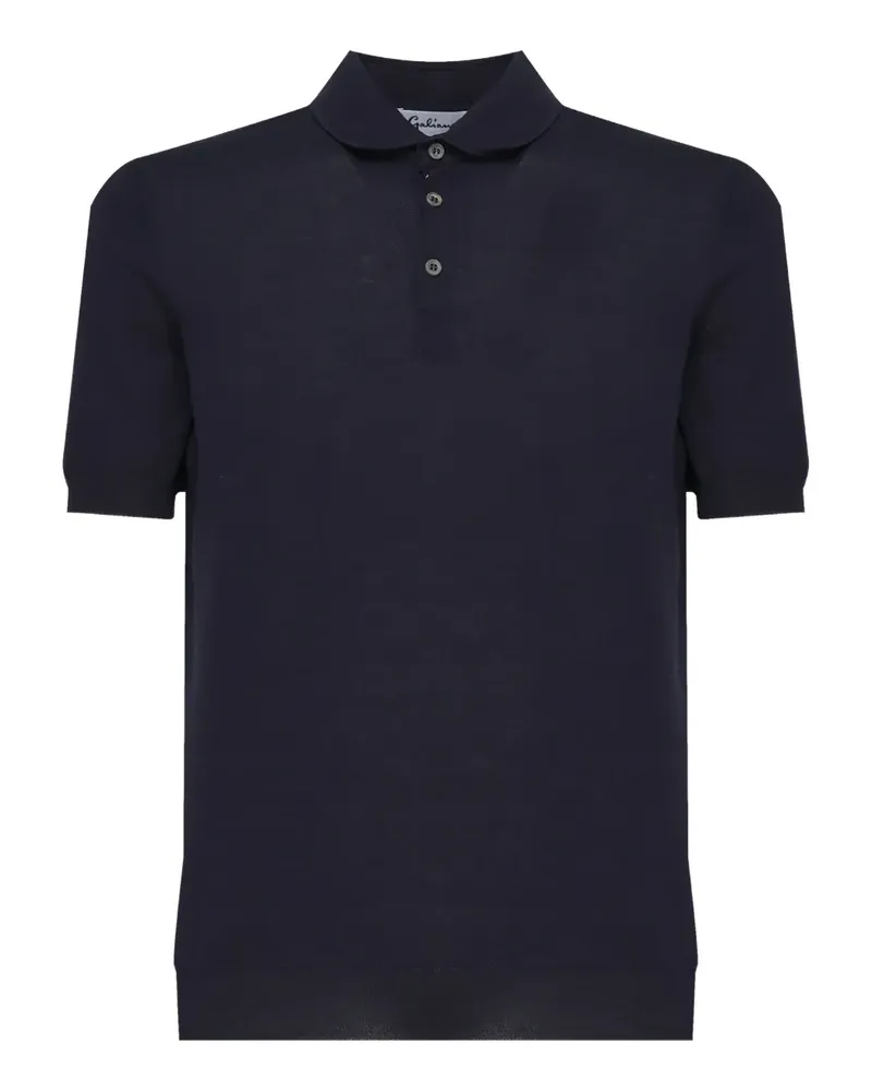 John Galliano short-sleeve polo shirt - Schwarz Schwarz