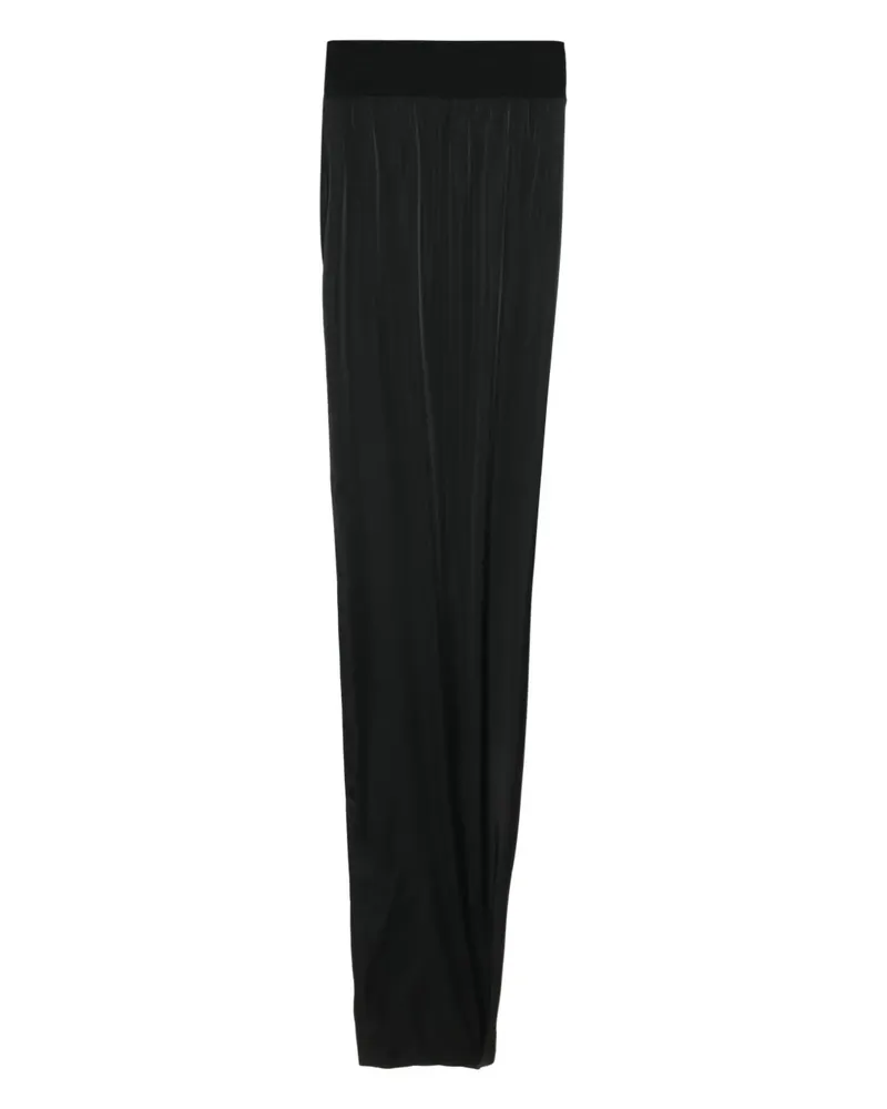 Rick Owens Maxirock mit Schlitz - Schwarz Schwarz