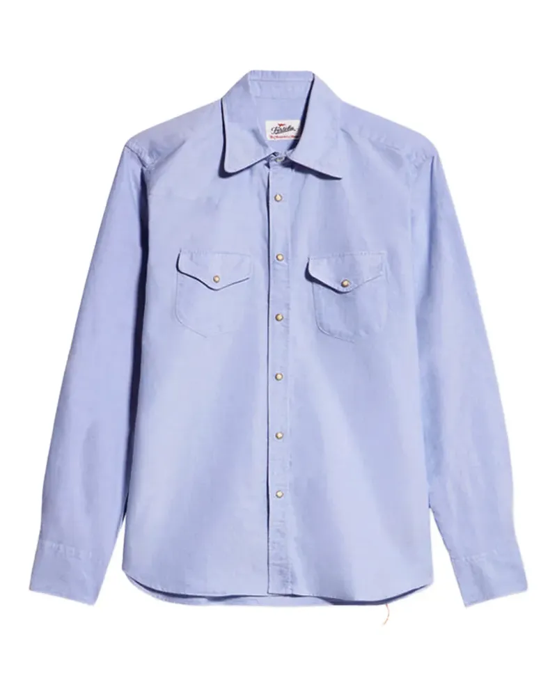 Fortela flap-pocket shirt - Blau Blau