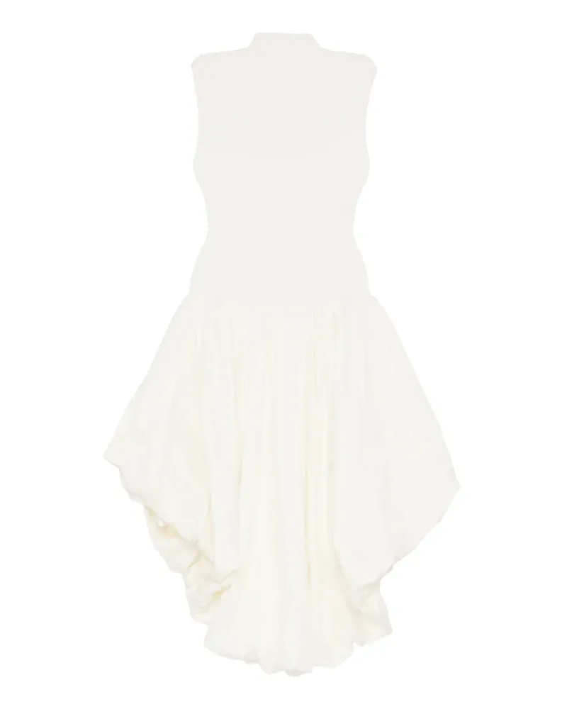Aje. Venetia Midikleid - Weiß Weiß