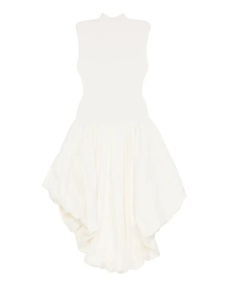 Aje. Venetia Midikleid - Weiß Weiß