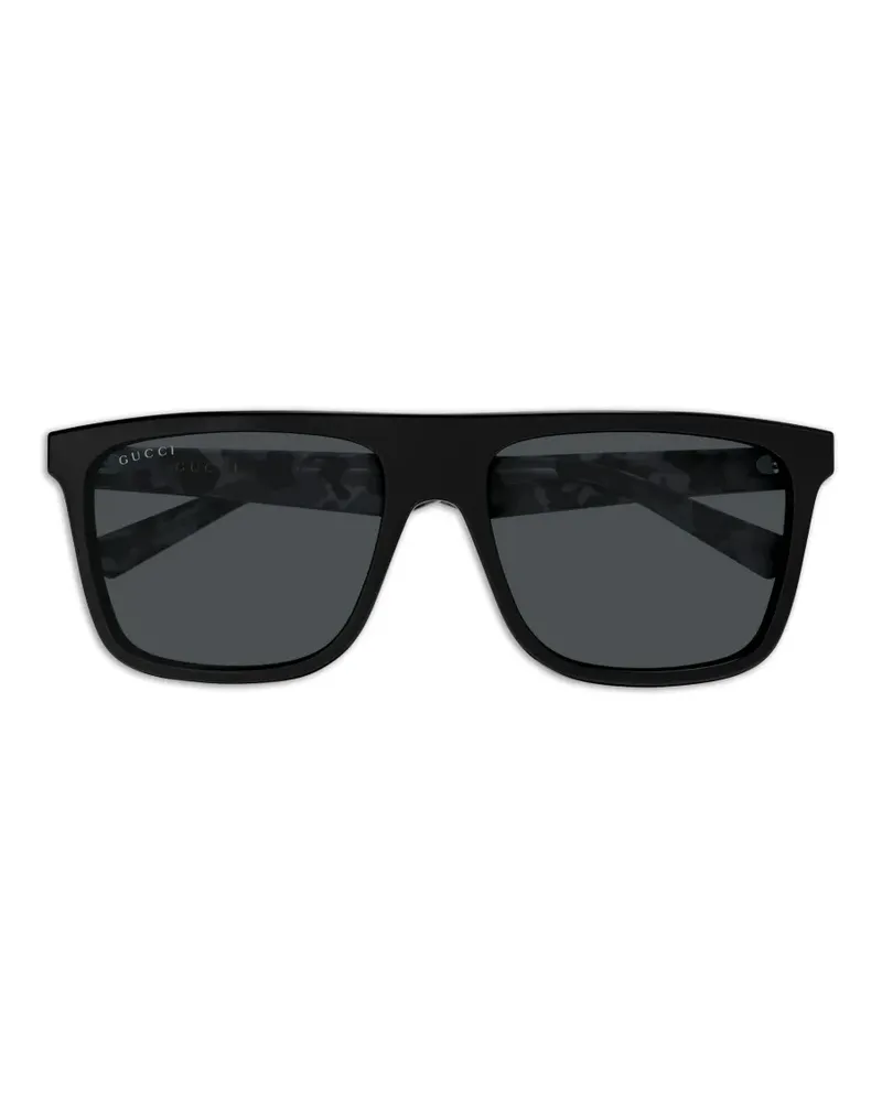 Gucci square-frame sunglasses - Schwarz Schwarz