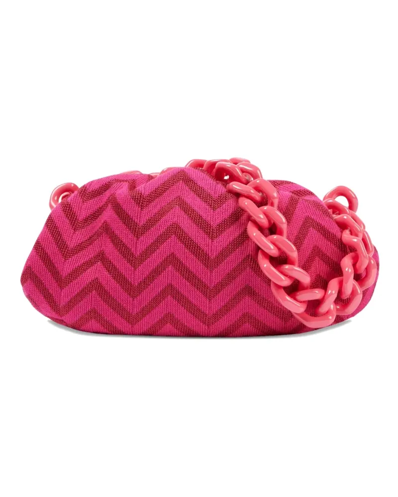 Missoni Große Clutch mit Zickzackmuster - Rosa Rosa