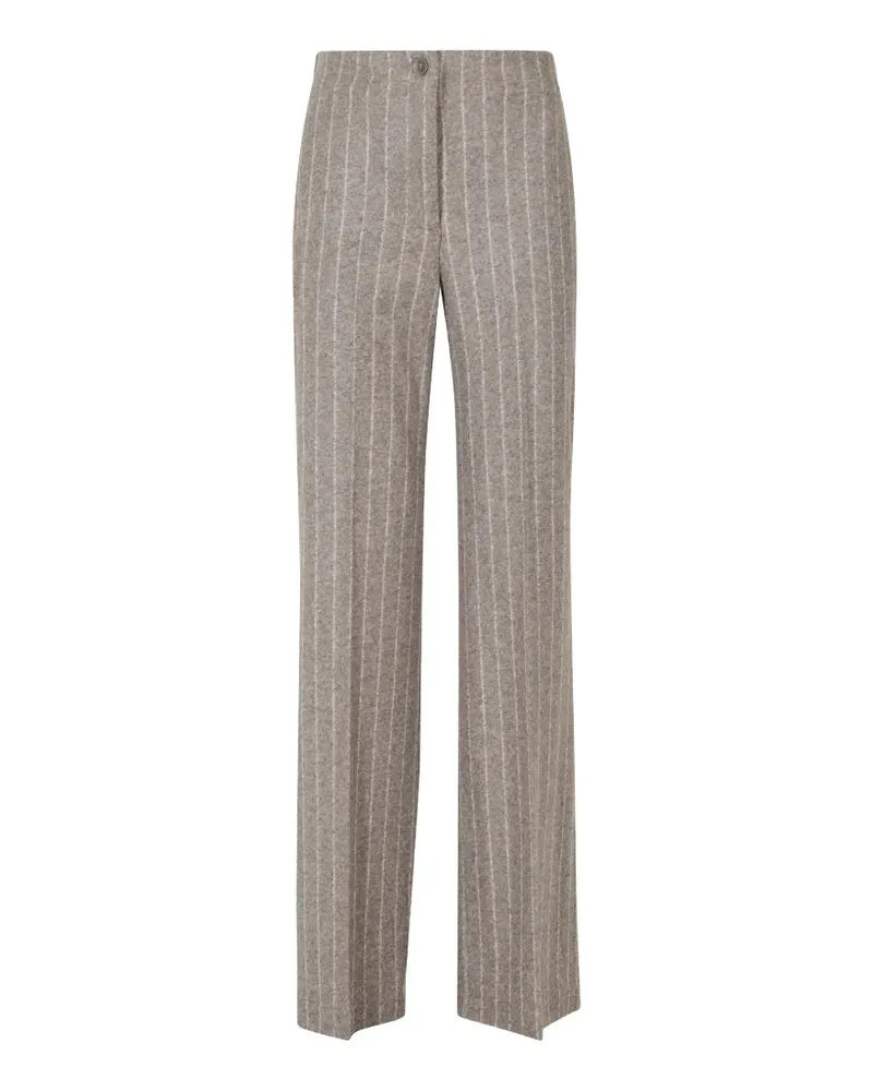 Seventy Gerade Hose mit Nadelstreifen - Braun Braun
