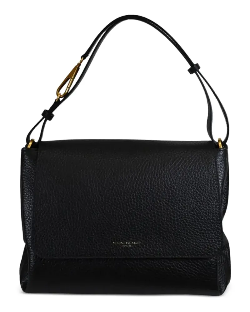 Gianni Chiarini C-Me Schultertasche mit Klappe - Schwarz Schwarz