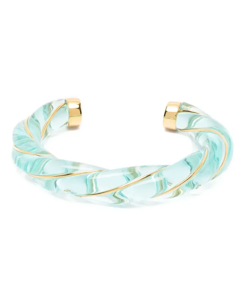 Aurélie Bidermann Diana twisted bracelet - Blau Blau