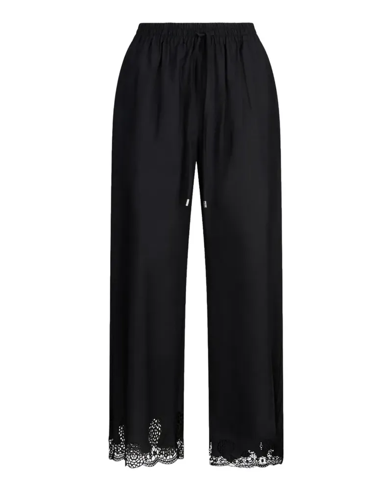 Liu Jo lace drawstring trousers - Schwarz Schwarz