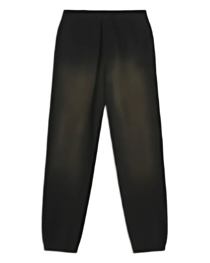 Golden Goose logo-embroidered track trousers - Schwarz Schwarz