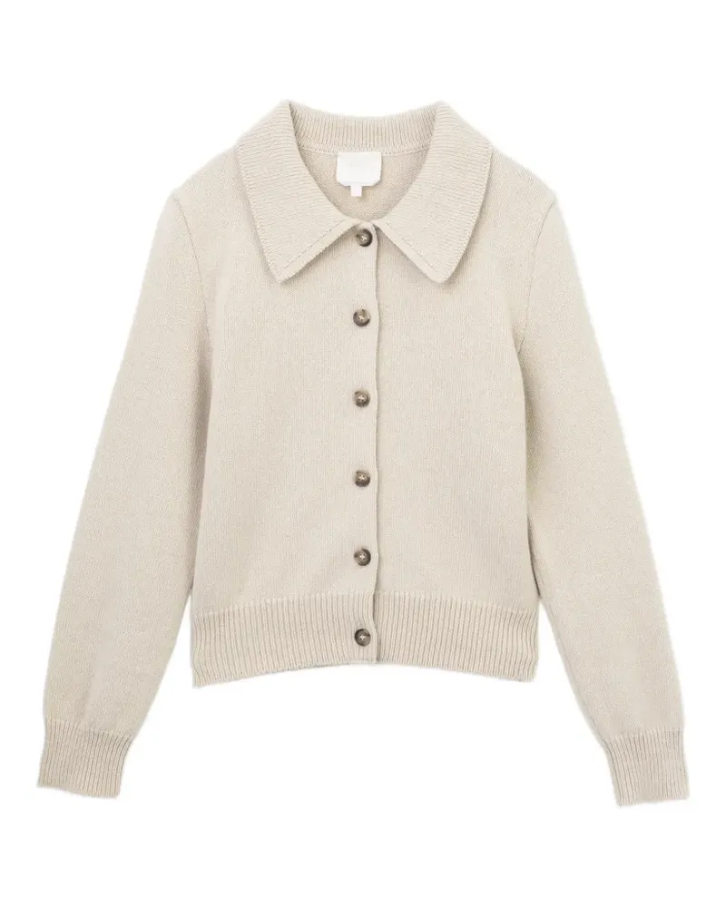 A.P.C. Geknöpfter Cardigan - Nude Nude