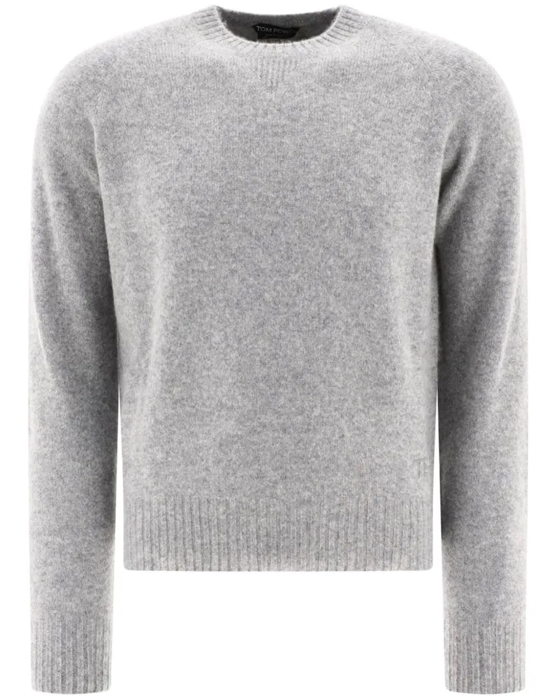 Tom Ford Kaschmirpullover mit Rundhalsausschnitt - Grau Grau