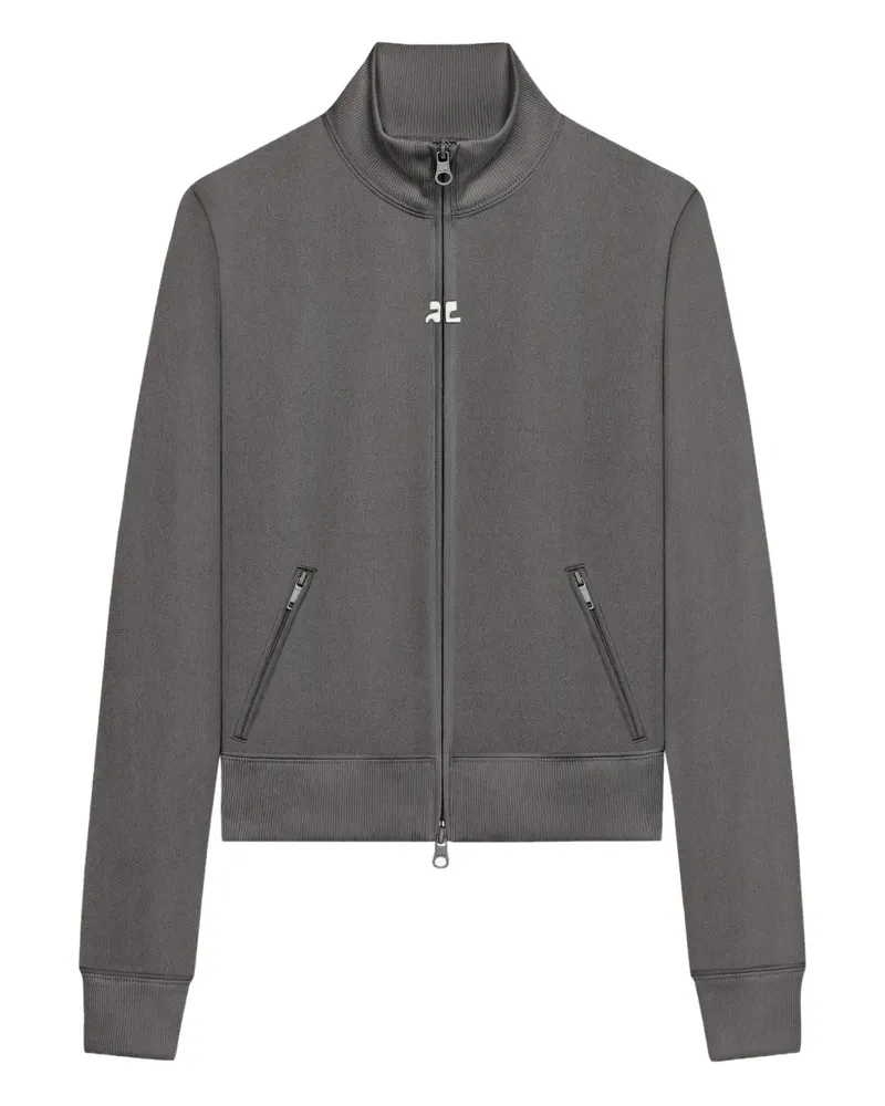 Courrèges Jacke mit Reißverschluss - Grau Grau