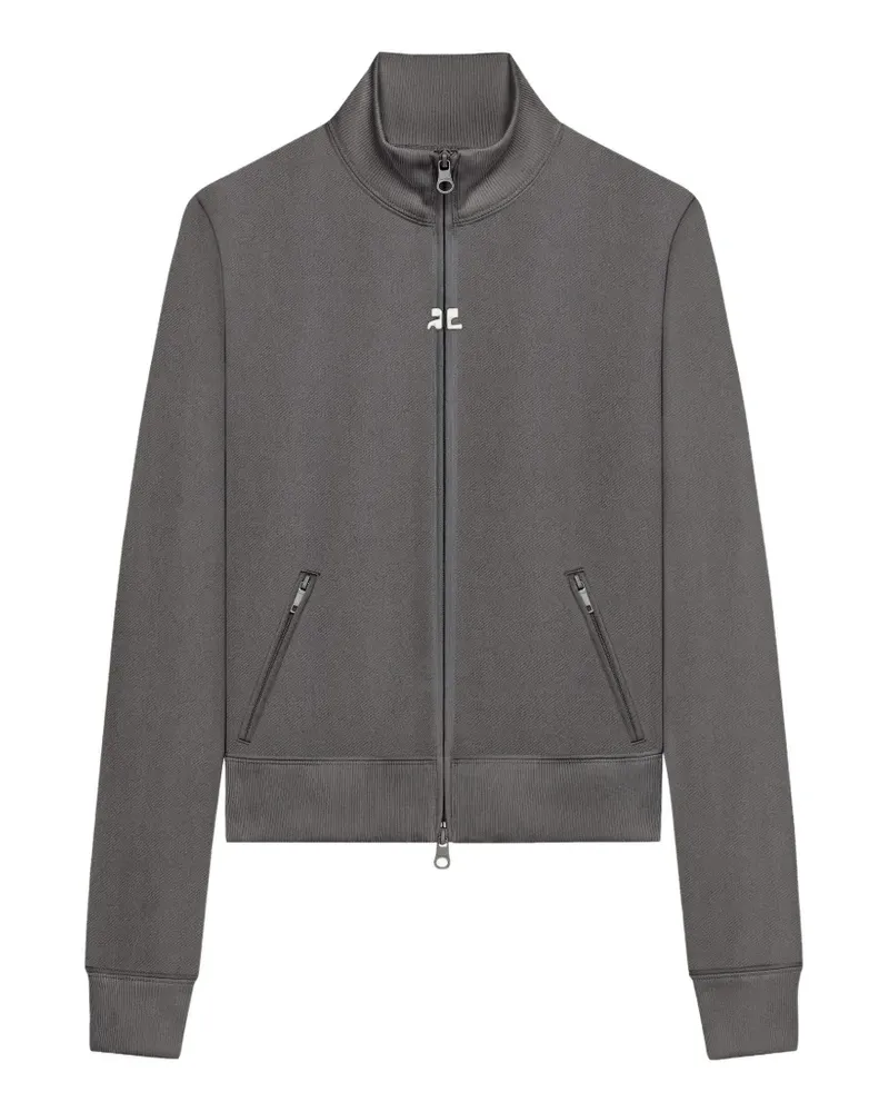 Courrèges Sweatshirt mit Reißverschluss - Grau Grau