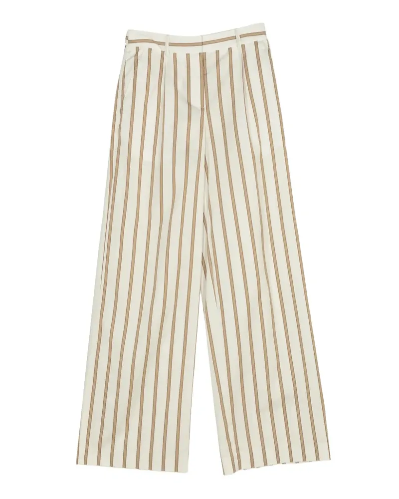 TWP Hudson St. palazzo pants - Weiß Weiß