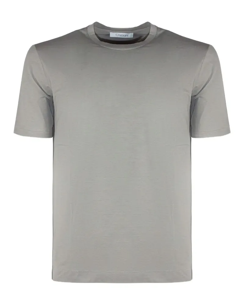 Cruciani T-Shirt mit rundem Ausschnitt - Grau Grau