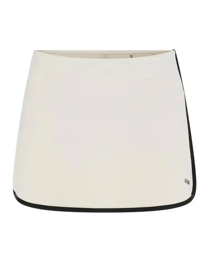 Guess contrast-trim A-line skirt - G018 G018