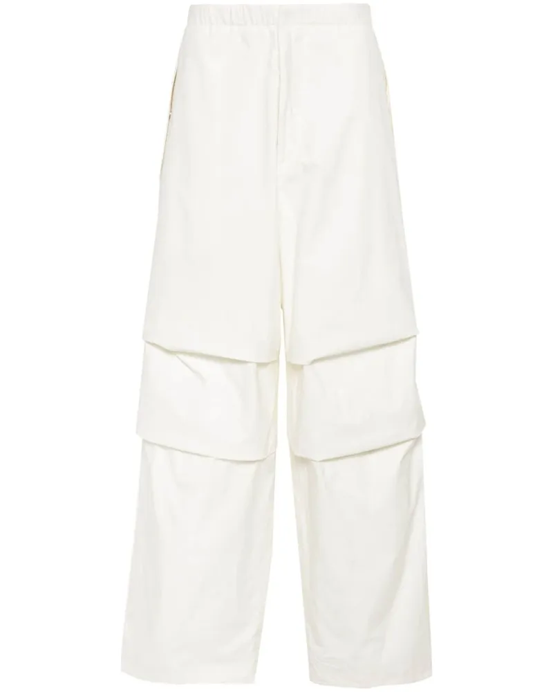 Jil Sander Halbhohe Straight-Leg-Hose - Nude Nude