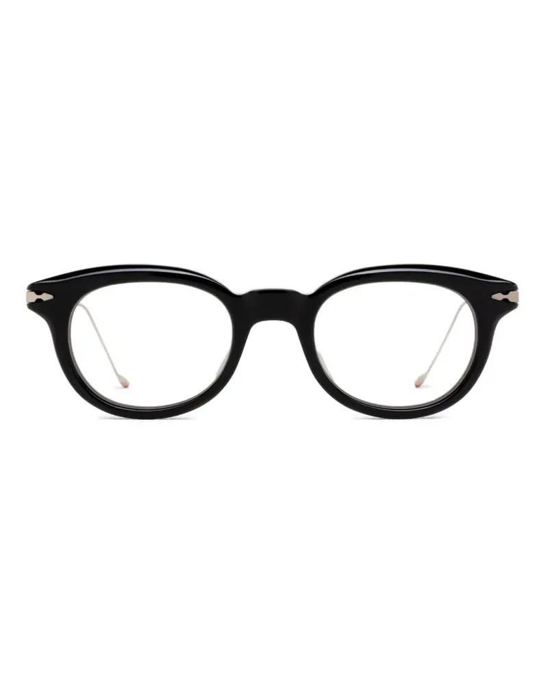 Jacques Marie Mage Hisao Brille mit rundem Gestell - Schwarz Schwarz