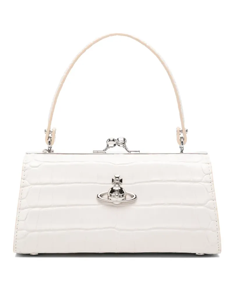 Vivienne Westwood Doll Handtasche mit Kroko-Prägung - Nude Nude