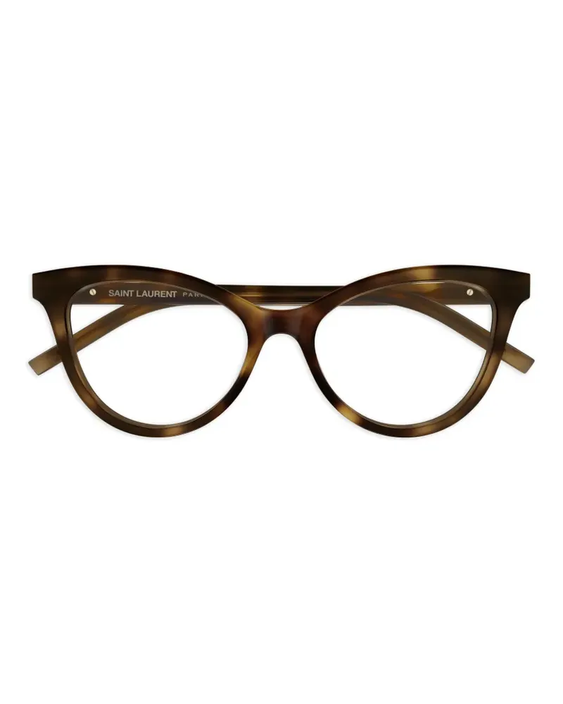 Saint Laurent cat-eye-frame glasses - Braun Braun