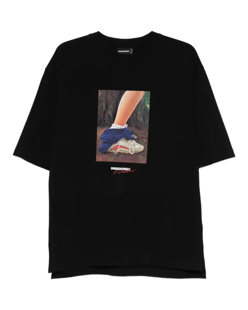 Dsquared2 short-sleeve crew-neck T-shirt - Schwarz Schwarz