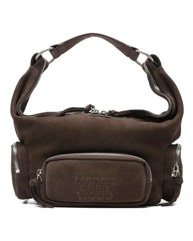 Marge Sherwood zip-fastening pocketed tote bag - Braun Braun