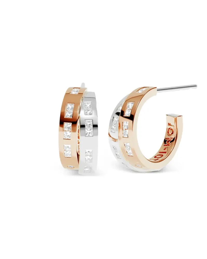 APM Monaco Morse Toi Moi earrings - Silber Silber