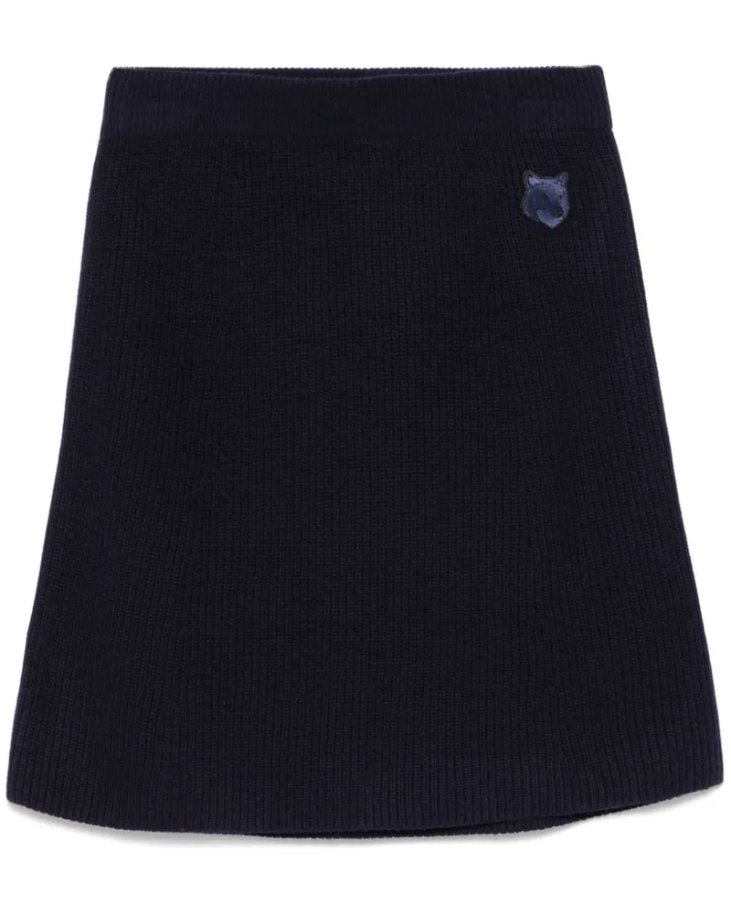 Kitsuné Bold Fox Head Minirock - Blau Blau