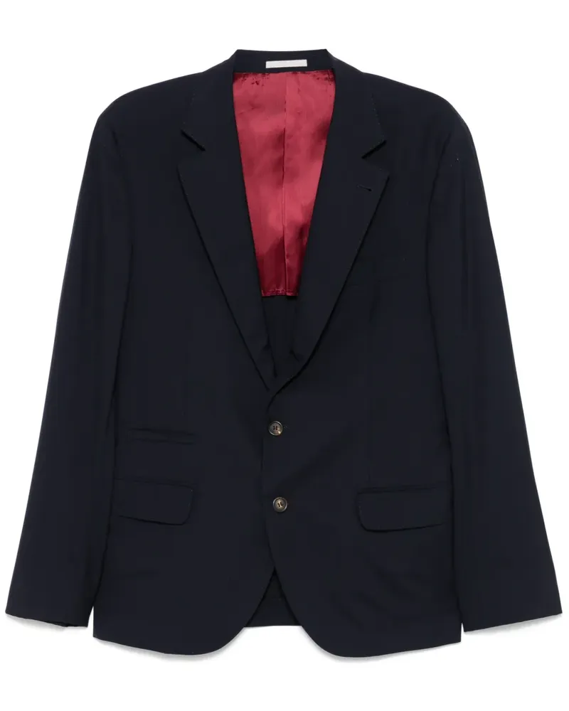 Brunello Cucinelli Einreihiges Sakko - Blau Blau