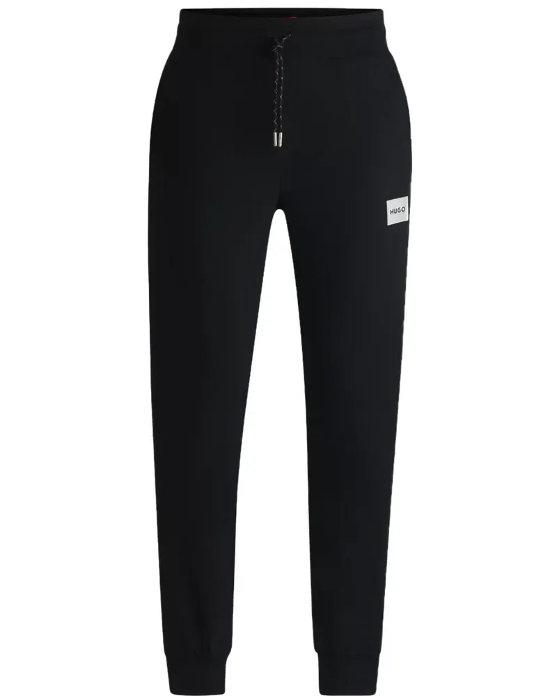 HUGO BOSS Black" Jogginghose mit Logo-Detail - Schwarz Schwarz