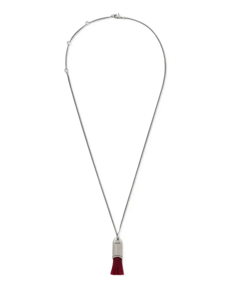 Christophe Lemaire Nano Personal Brush adjustable necklace - Silber Silber