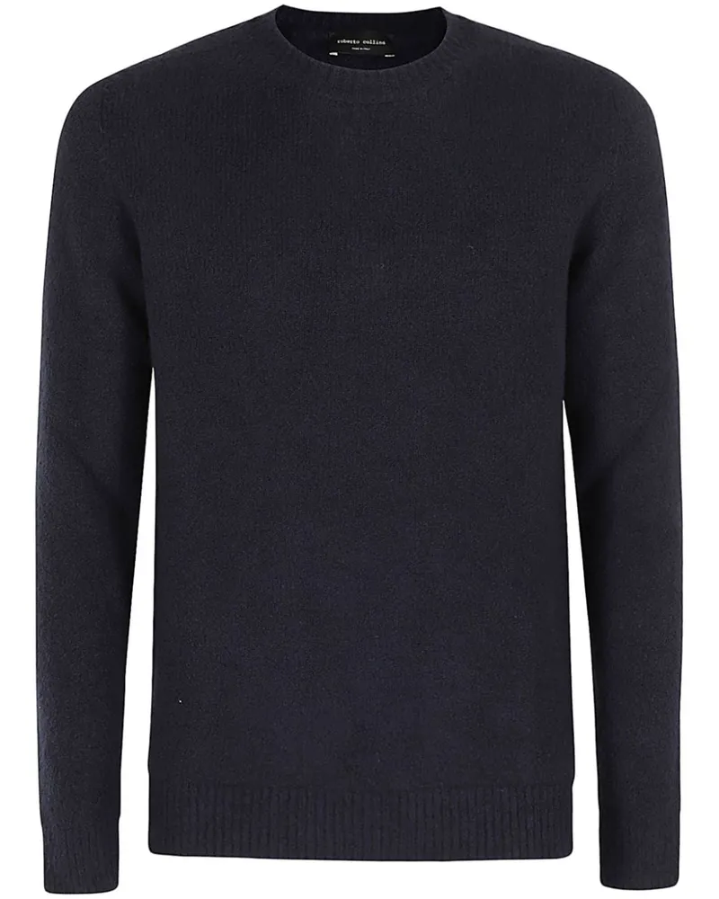 Roberto Collina Pullover mit Rundhalsausschnitt - Blau Blau