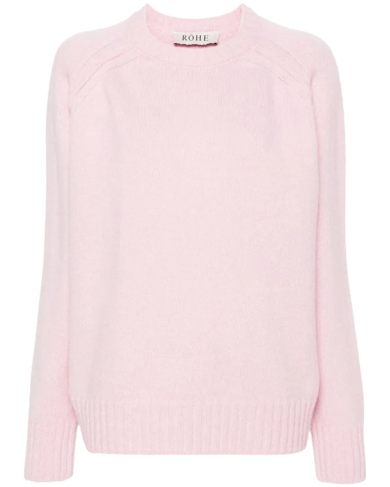 Róhe Pullover mit Rundhalsausschnitt Rosa