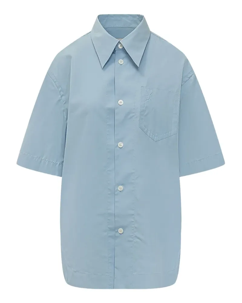 AMI Paris button pocket shirt - Blau Blau