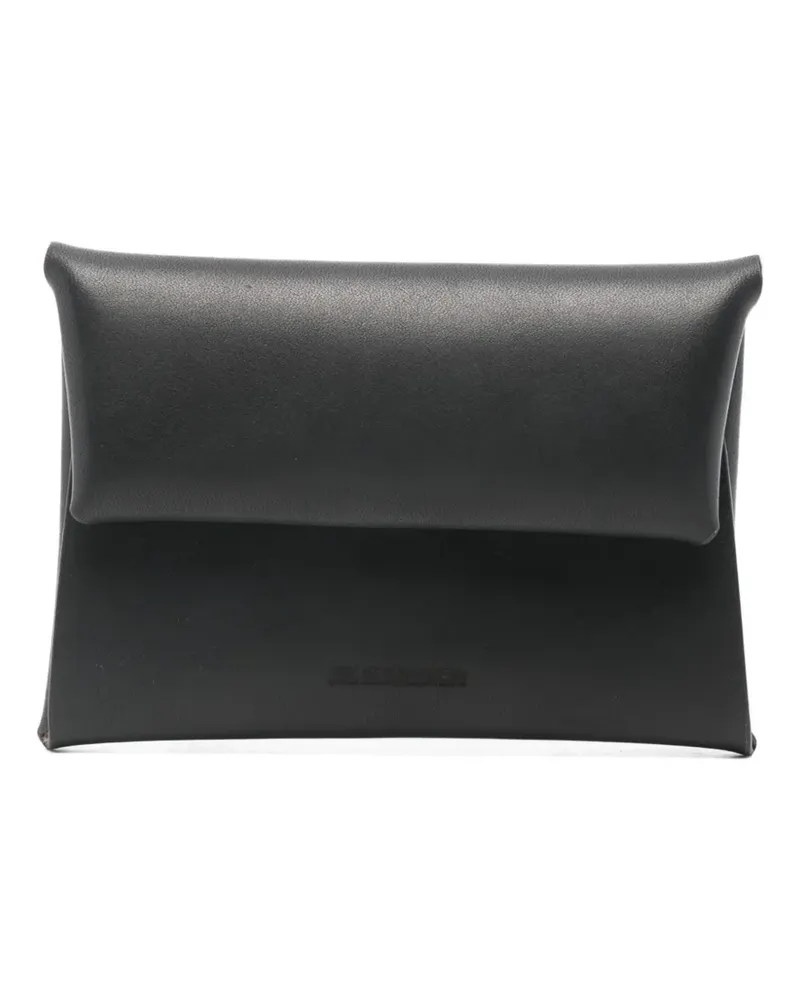 Jil Sander Folded Coin Purse - Schwarz Schwarz
