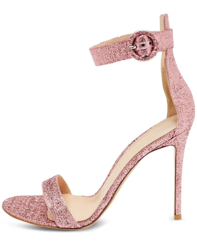 Gianvito Rossi Sandalen mit Glitter 115mm - Rosa Rosa