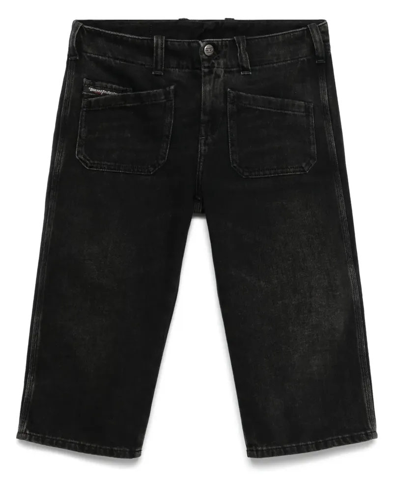 Diesel De-Keate Jeans-Shorts - Schwarz Schwarz